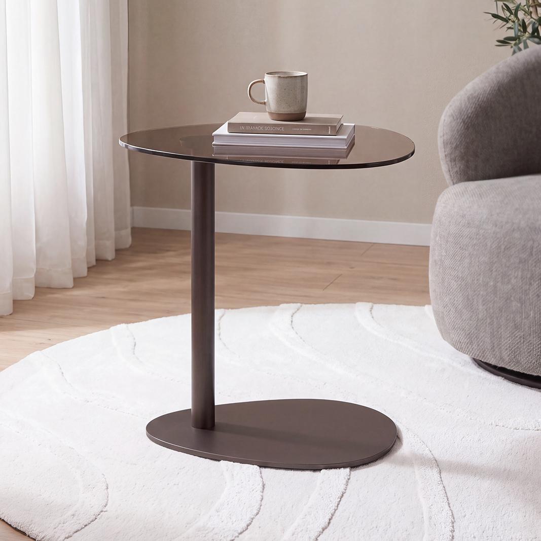  Bijzettafel Lilly - Brown - Metaal - 48 cm afbeelding 1