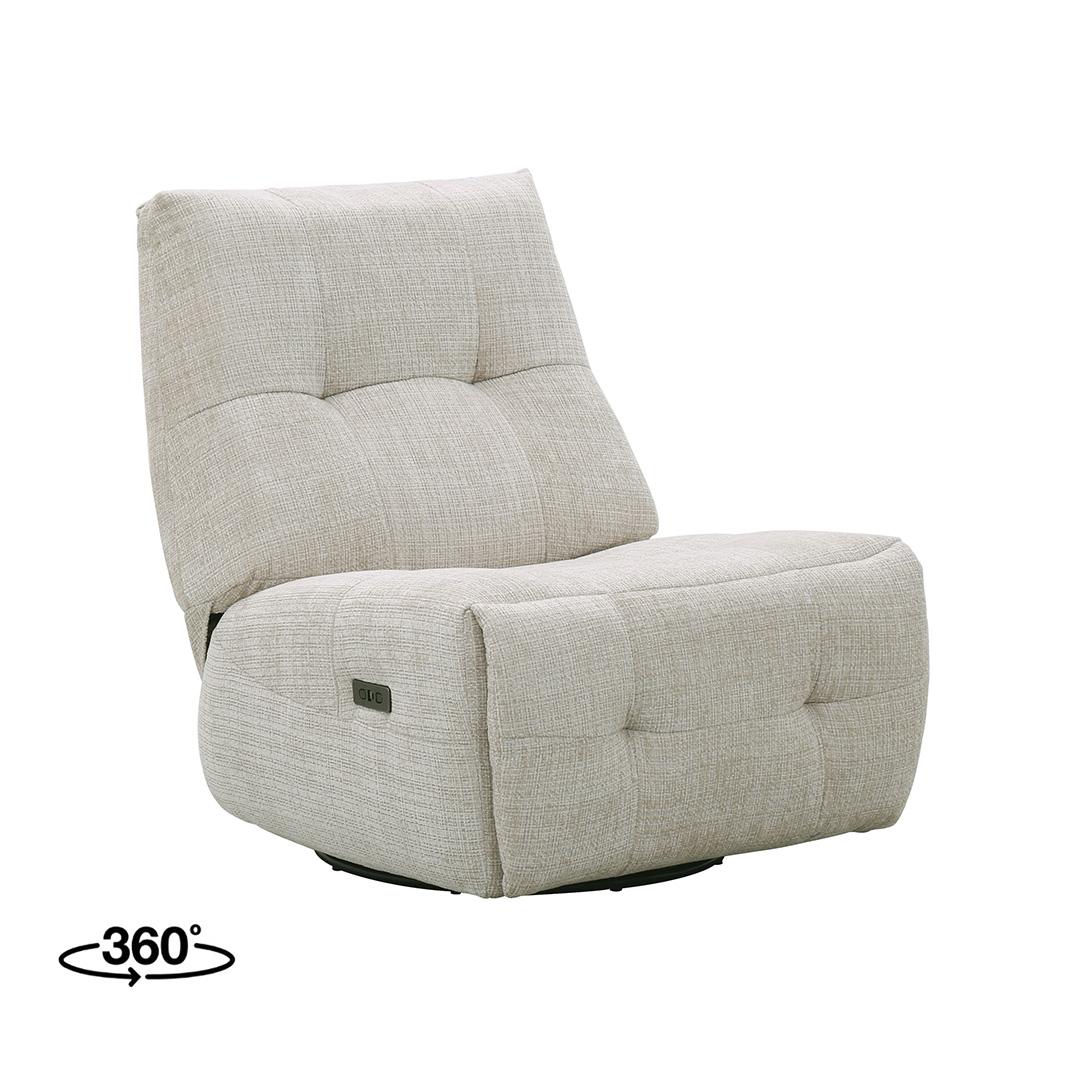  Fauteuil Snooze Lounge - Naturel - Cremona - 1-Motorig afbeelding 2