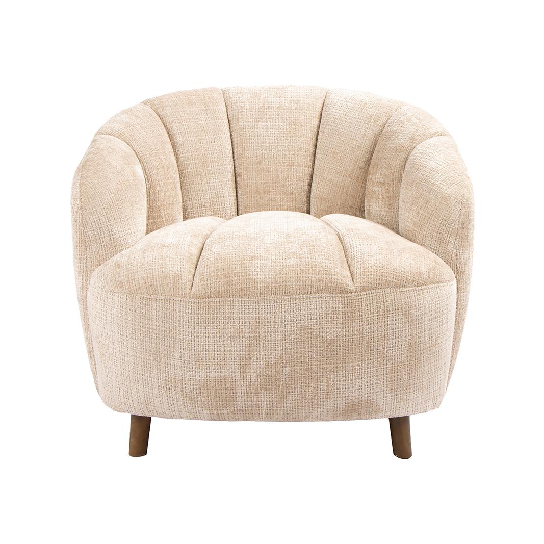  Fauteuil Vera - Beige - Cremona - One Size afbeelding 3