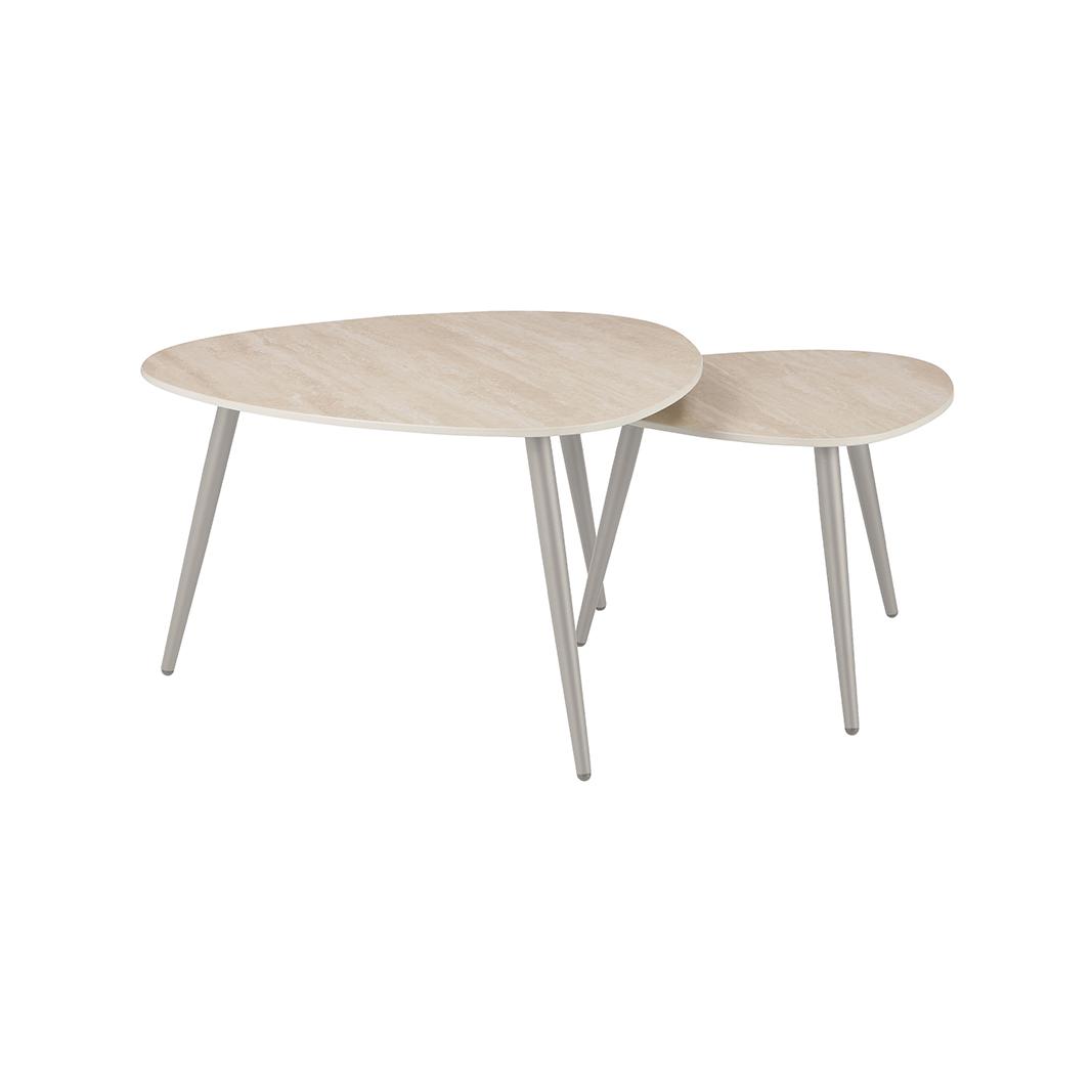  Salontafel Alba - Naturel - Metaal - 84 cm afbeelding 2