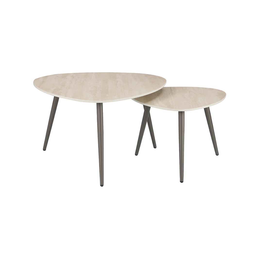  Salontafel Alba - Naturel - Keramiek - 84 cm afbeelding 4