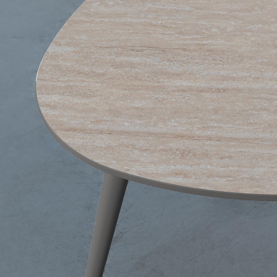  Salontafel Alba - Naturel - Keramiek - 84 cm afbeelding 5