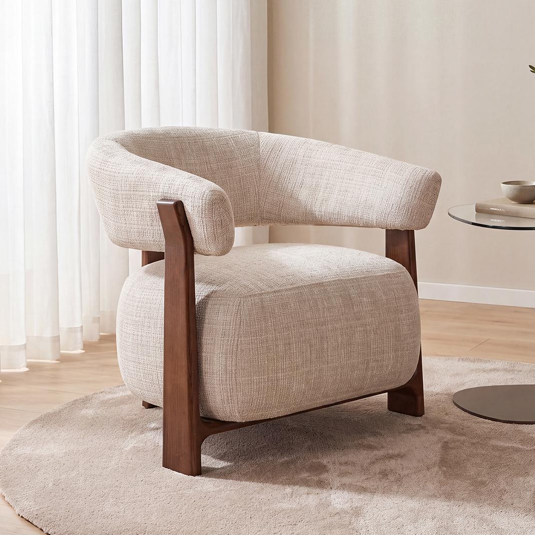  Fauteuil Nice - Naturel - Cremona - One Size afbeelding 1