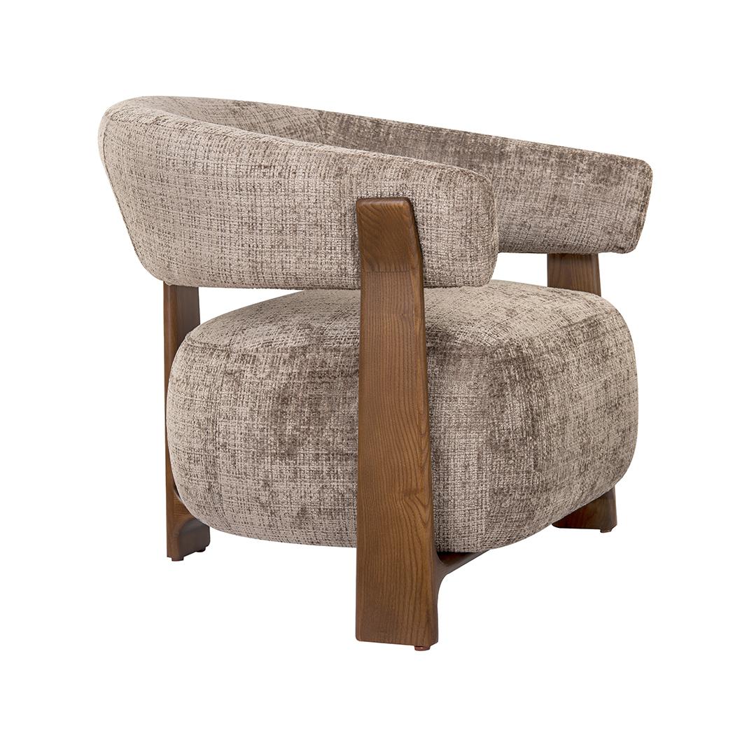  Fauteuil Nice - Taupe - Cremona - One Size afbeelding 2