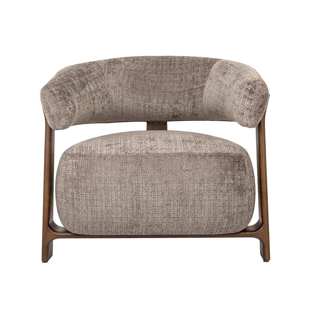  Fauteuil Nice - Taupe - Cremona - One Size afbeelding 3