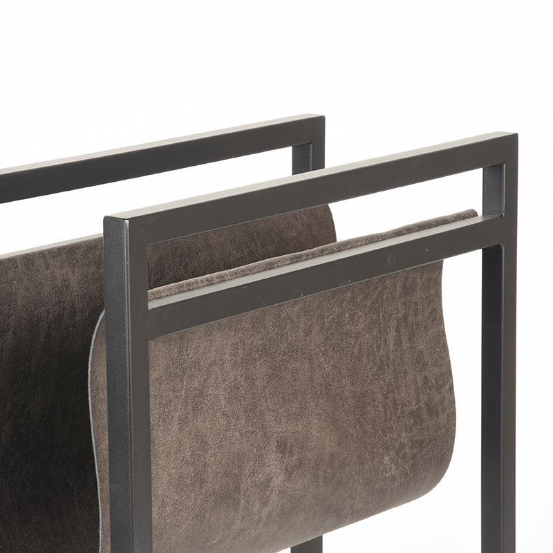  Magazinehouder - Antraciet - Leder - One Size afbeelding 5