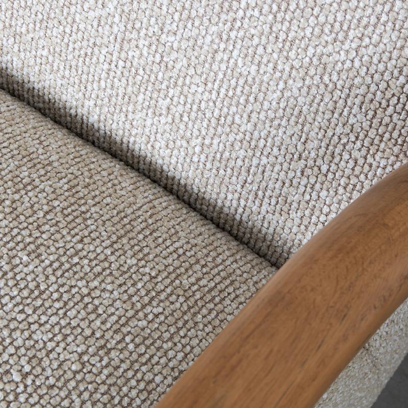  Fauteuil Viggo - Naturel - Royal Boucle - Naturel Houten Frame afbeelding 4