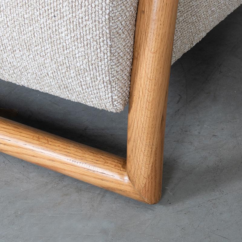  Fauteuil Viggo - Naturel - Royal Boucle - Naturel Houten Frame afbeelding 6