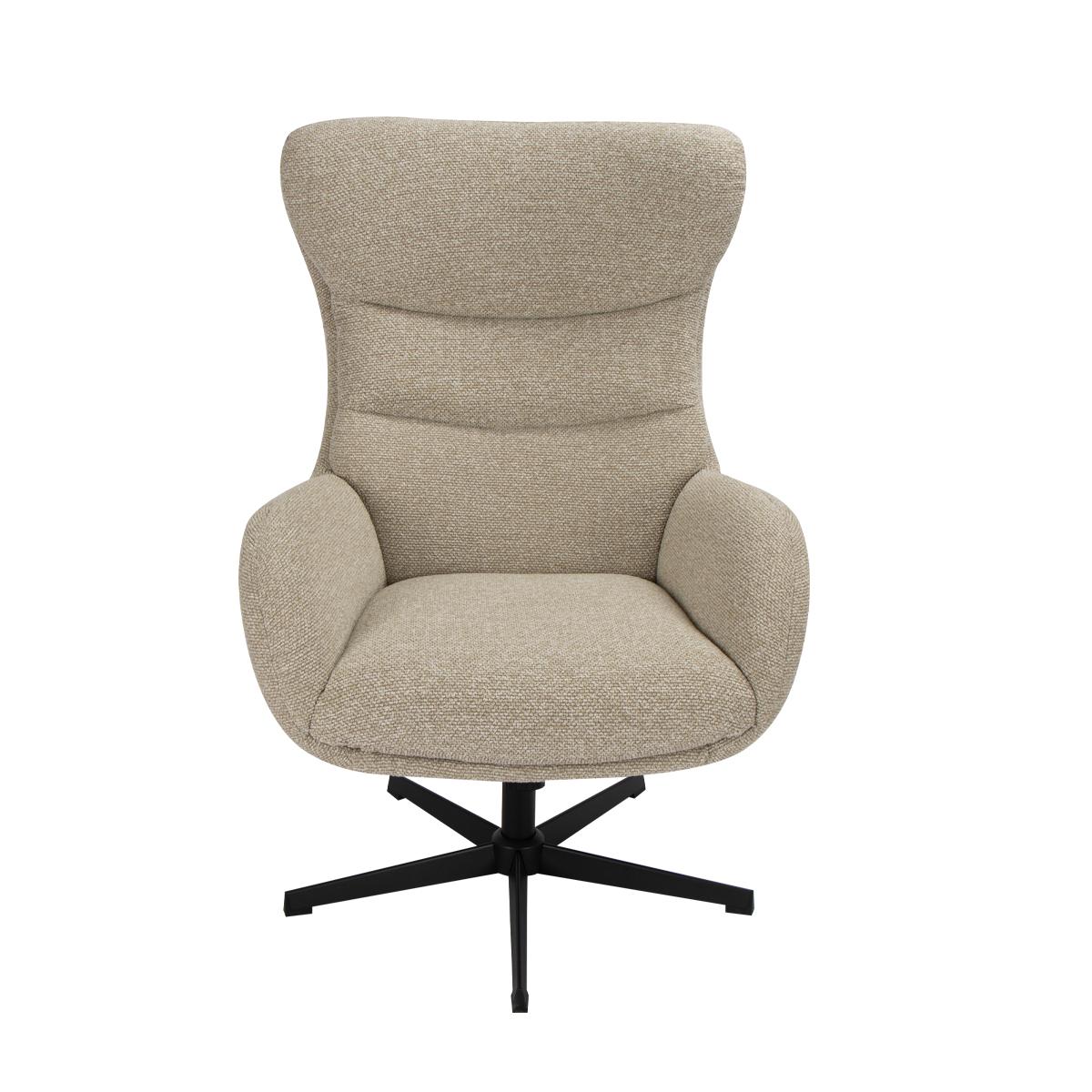  Fauteuil Malmo - Naturel - Royal Boucle - Incl. Hocker afbeelding 4
