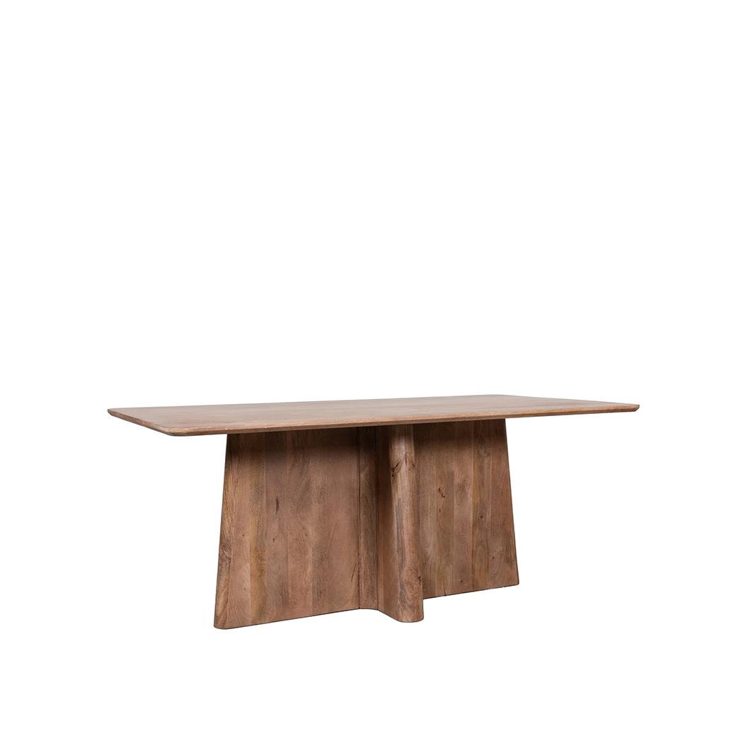  Eetkamertafel Scott - Nature Smooth - Mangohout - 200 cm afbeelding 1
