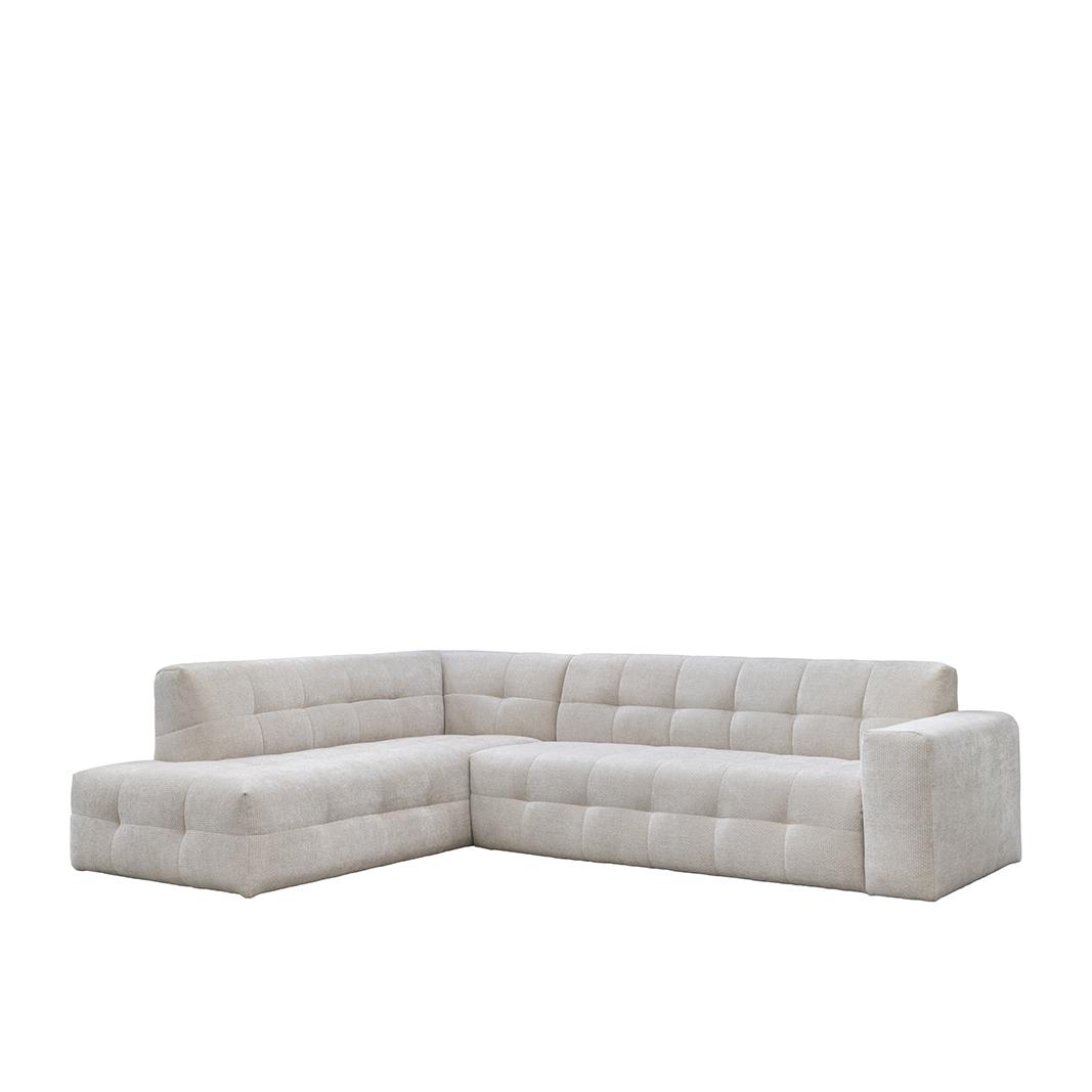  Hoekbank Lorenzo - Naturel - Elite - Links Voorstaand afbeelding 2