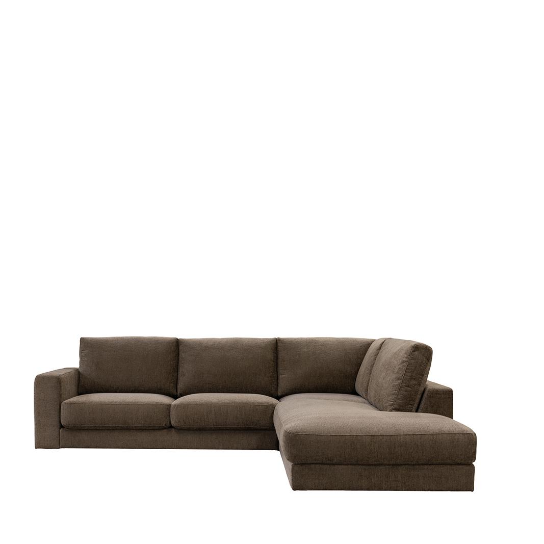  Hoekbank Valero - Retro Taupe - Tresor - Rechts Voorstaand afbeelding 1