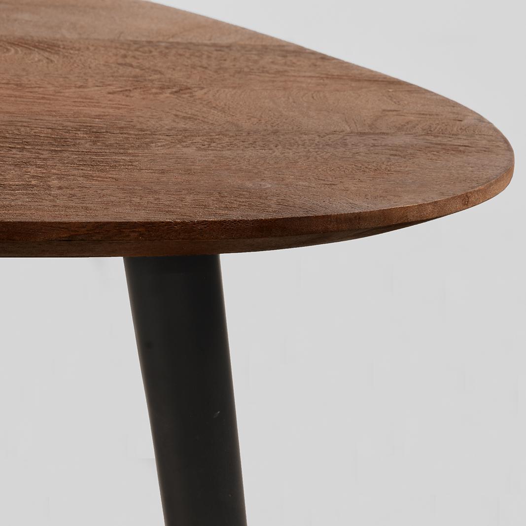  Salontafel Rock - Nature Smooth - Mangohout - 110 cm afbeelding 4