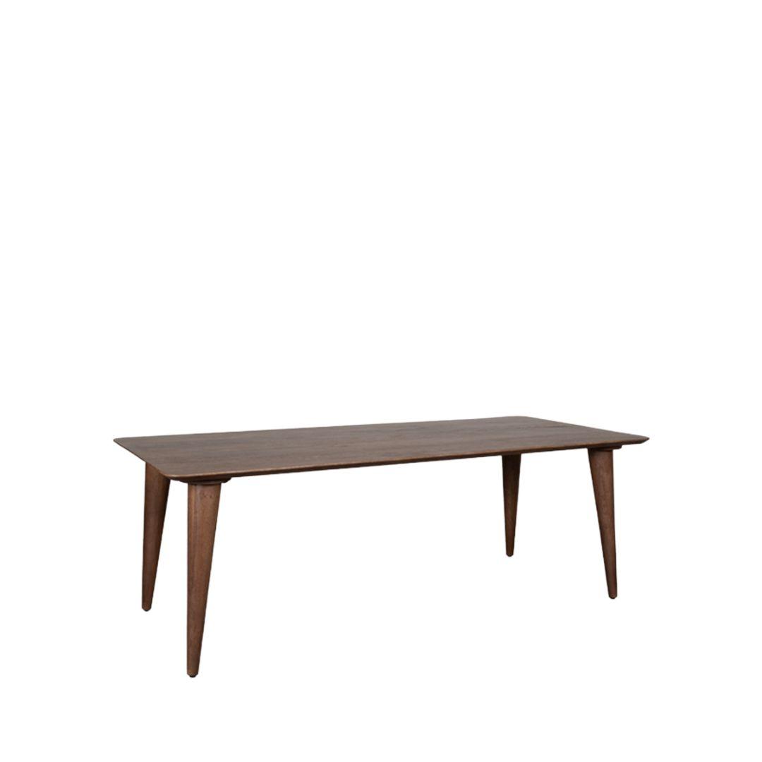  Eetkamertafel Fly - Espresso - Mangohout - 190 cm afbeelding 3