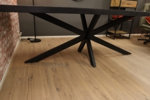 tafel mango zwart 180 cm