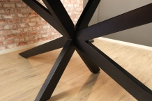 tafel mango zwart 180 cm