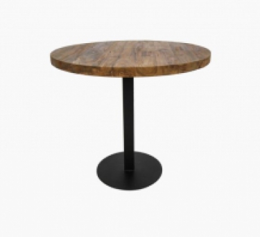 ronde keukentafel teak hout