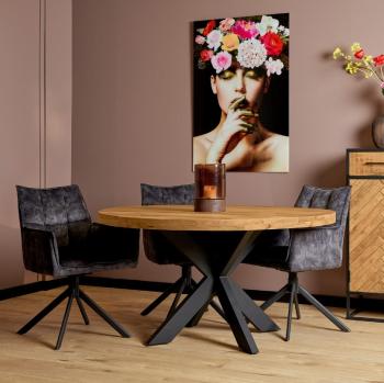 Ronde eettafel mango 140 cm