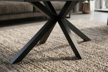 Salontafel keramiek wit marmer look 100 cm