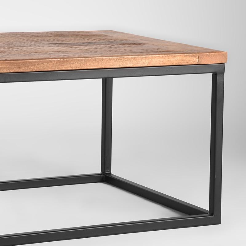 Salontafel Box - Rough - Mangohout - 100x65 cm afbeelding 6