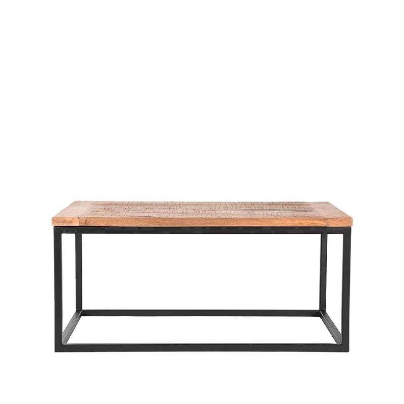  Salontafel Box - Rough - Mangohout - 100x65 cm afbeelding 2