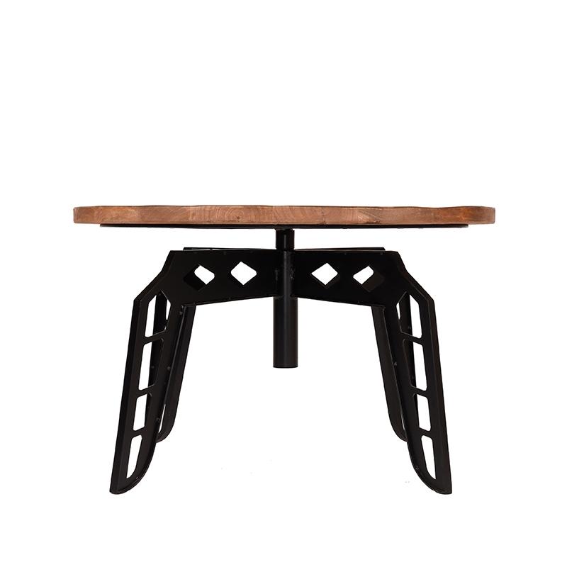  Salontafel Pebble - Rough - Mangohout - Rond - 80 cm afbeelding 4