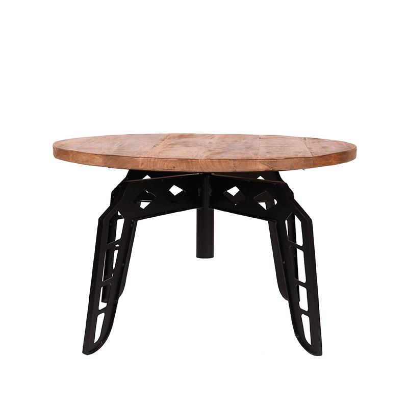  Salontafel Pebble - Rough - Mangohout - Rond - 80 cm afbeelding 3