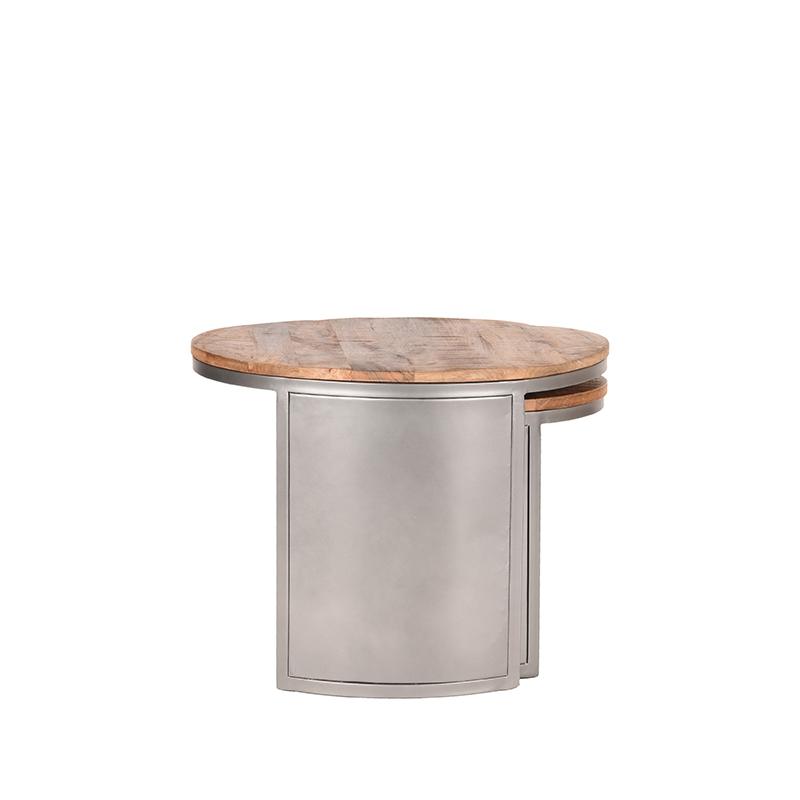  Salontafel Set Bunch - Rough - Mangohout afbeelding 3