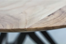 ronde acacia eettafel 125 cm