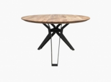 ronde acacia eettafel 125 cm