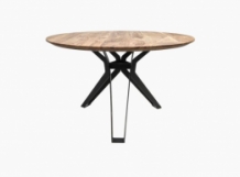 ronde acacia eettafel 130 cm