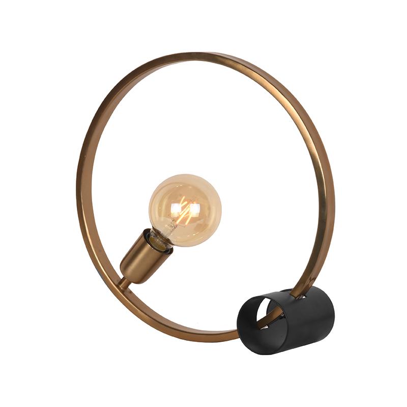  Tafellamp Ring - Goud - Metaal afbeelding 1