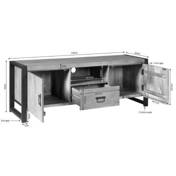 TV meubel Bas mango 150 cm