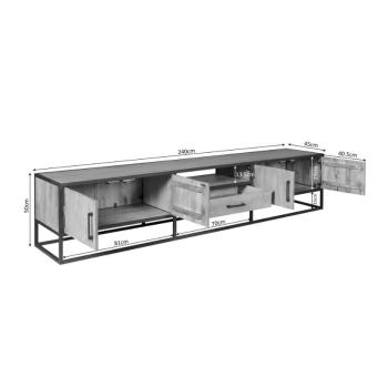 Tv meubel denver mango 240 cm