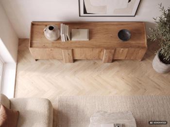TV meubel massief acaciahout 3 deuren 165 cm