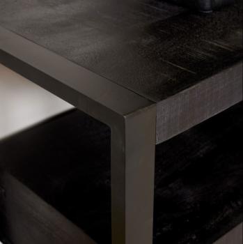 Tv-meubel-zwart-mangohout-220 cm