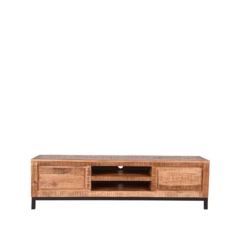  Tv-meubel Ghent - Rough - Mangohout - 160 cm afbeelding 3