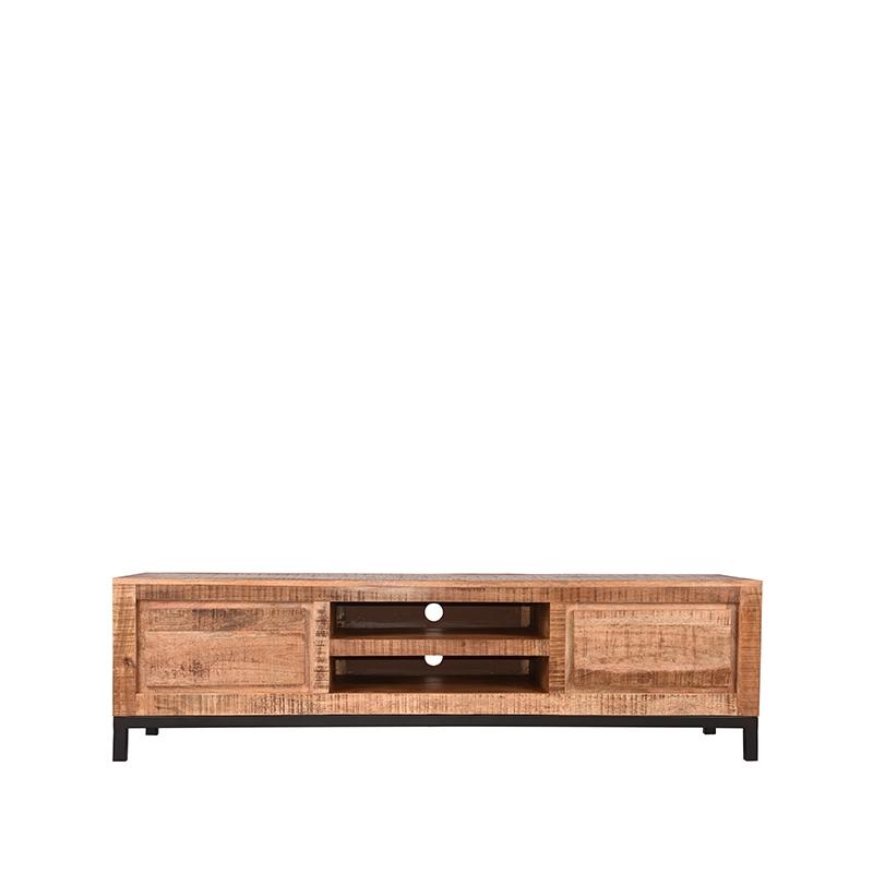  Tv-meubel Ghent - Rough - Mangohout - 160 cm afbeelding 4