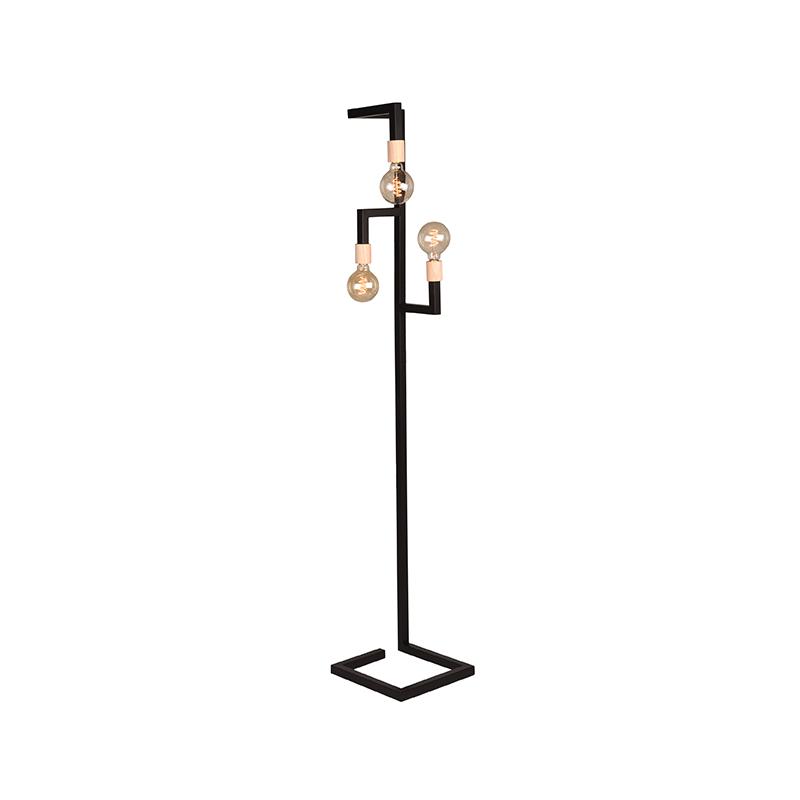  Vloerlamp Loco - Zwart - Metaal afbeelding 1
