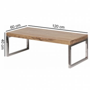 salontafel modern acacia