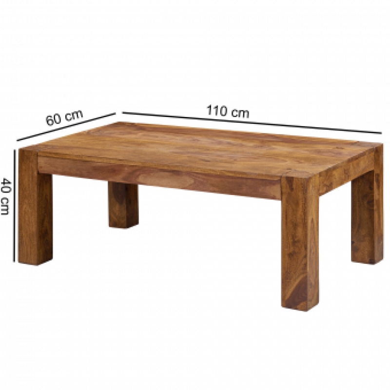 salontafel sheesham hout 110 cm