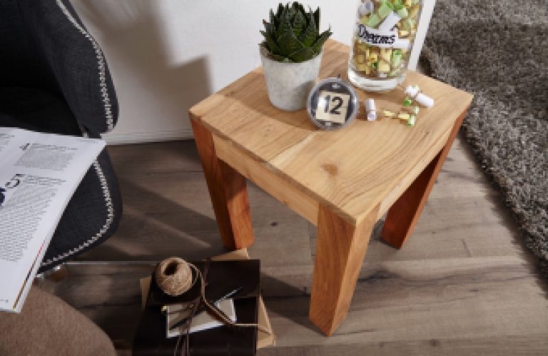 houten plantentafel acacia