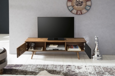 TV Lowboard Repa 140 cm bruin zwart