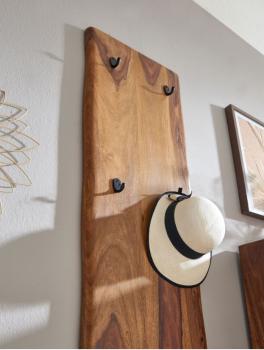 Kapstok Edge sheeshamhout 6 haken