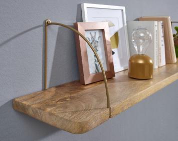 Wandschap mangohout 100 cm