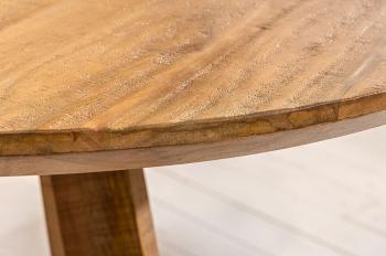 Ronde Eetkamertafel mangohout Wood Art 140 cm