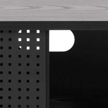 Zwart tv meubel 140 cm
